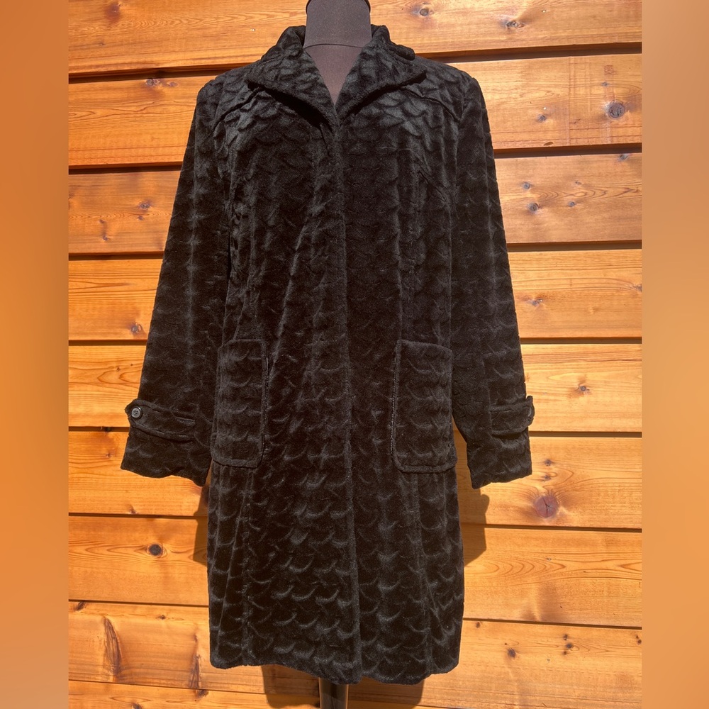 Mixit Black Velvet Coat